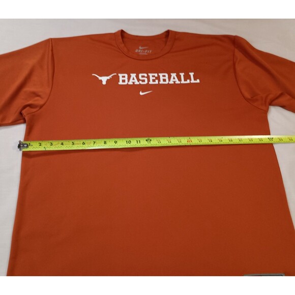 Texas Longhorns Baseball Short Sleeve Dri-Fit Shirt Size L - Picture 4 of 7